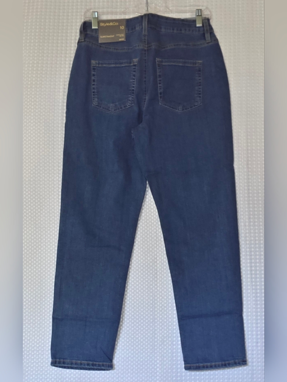 Style & Co Ankle Jeans Medium Wash | Med Rise Straight Leg Denim 10 - Picture 4 of 10